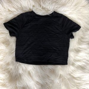 TWENTY Black Crop Top Size S